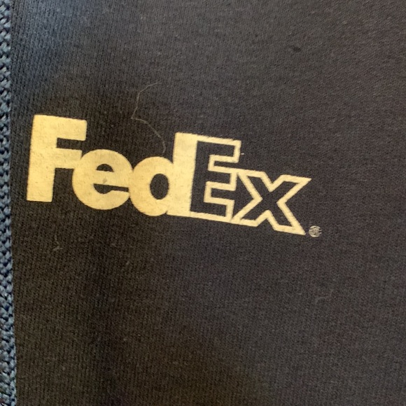 FedEx Half Zip Up Hoodie Uniform ware - Picture 2 of 4
